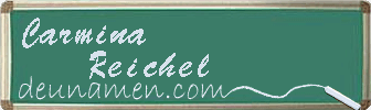 Carmina Reichel Visitenkarte